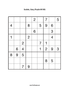 Sudoku - Easy A169 Print Puzzle