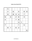Sudoku - Easy A178 Print Puzzle