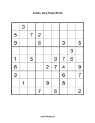 Sudoku - Easy A183 Print Puzzle