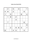 Sudoku - Easy A185 Print Puzzle