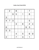 Sudoku - Easy A186 Print Puzzle