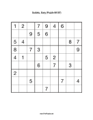 Sudoku - Easy A187 Print Puzzle