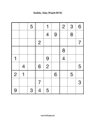 Sudoku - Easy A19 Print Puzzle