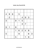 Sudoku - Easy A199 Print Puzzle