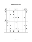 Sudoku - Easy A211 Print Puzzle