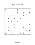 Sudoku - Easy A23 Print Puzzle