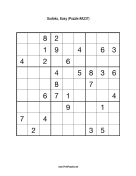 Sudoku - Easy A237 Print Puzzle