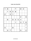 Sudoku - Easy A24 Print Puzzle