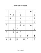 Sudoku - Easy A246 Print Puzzle