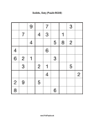 Sudoku - Easy A248 Print Puzzle