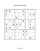 Sudoku - Easy A26 Print Puzzle