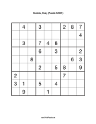 Sudoku - Easy A261 Print Puzzle