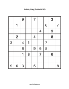 Sudoku - Easy A263 Print Puzzle
