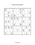 Sudoku - Easy A264 Print Puzzle