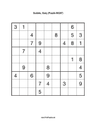 Sudoku - Easy A267 Print Puzzle