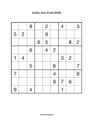 Sudoku - Easy A268 Print Puzzle