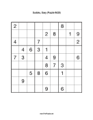 Sudoku - Easy A28 Print Puzzle