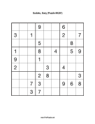 Sudoku - Easy A281 Print Puzzle
