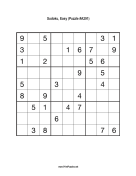 Sudoku - Easy A291 Print Puzzle