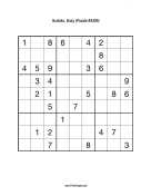 Sudoku - Easy A295 Print Puzzle