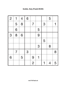 Sudoku - Easy A304 Print Puzzle