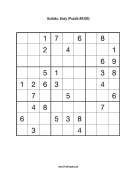 Sudoku - Easy A305 Print Puzzle