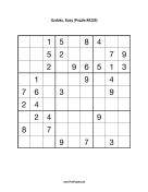 Sudoku - Easy A328 Print Puzzle
