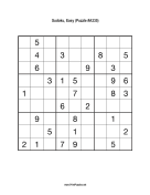 Sudoku - Easy A335 Print Puzzle