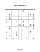 Sudoku - Easy A336 Print Puzzle