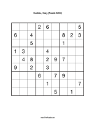 Sudoku - Easy A34 Print Puzzle