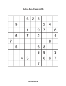 Sudoku - Easy A353 Print Puzzle