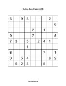 Sudoku - Easy A355 Print Puzzle