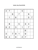 Sudoku - Easy A356 Print Puzzle