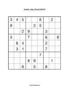 Sudoku - Easy A357 Print Puzzle