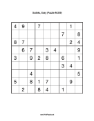 Sudoku - Easy A359 Print Puzzle