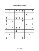 Sudoku - Easy A369 Print Puzzle