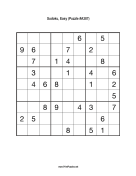 Sudoku - Easy A387 Print Puzzle