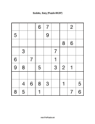 Sudoku - Easy A397 Print Puzzle