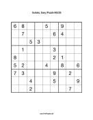 Sudoku - Easy A430 Print Puzzle