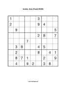 Sudoku - Easy A499 Print Puzzle