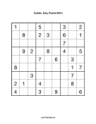 Sudoku - Easy A51 Print Puzzle