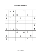 Sudoku - Easy A56 Print Puzzle
