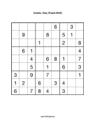 Sudoku - Easy A59 Print Puzzle