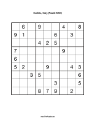 Sudoku - Easy A64 Print Puzzle