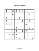 Sudoku - Easy A65 Print Puzzle
