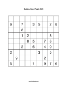 Sudoku - Easy A9 Print Puzzle