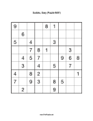 Sudoku - Easy A91 Print Puzzle