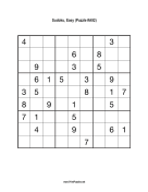 Sudoku - Easy A92 Print Puzzle