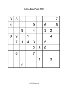 Sudoku - Easy A93 Print Puzzle