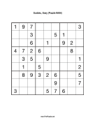 Sudoku - Easy A94 Print Puzzle